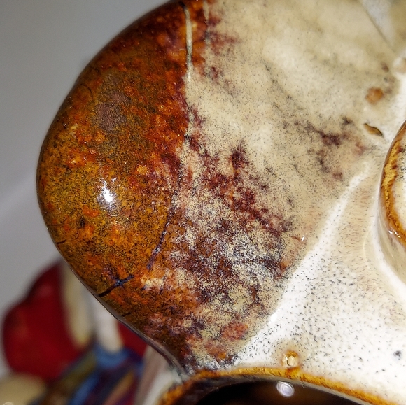 Whimsical Santa and Snowman in Plane Votive Tea Light Candle Holder - Picture 12 of 12